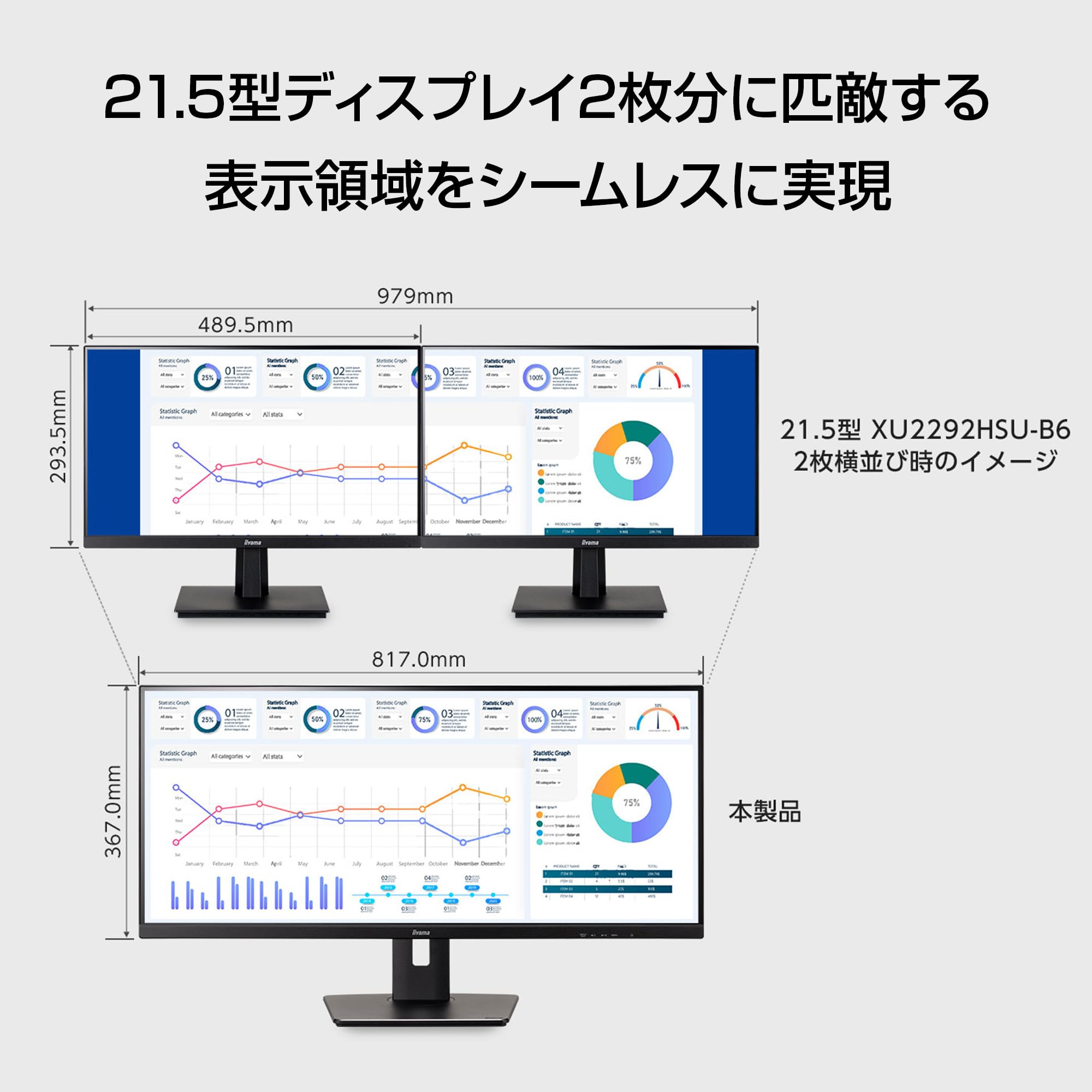 Amazon.co.jp: iiyama モニター ディスプレイ ProLite XUB3493WQSU-B6